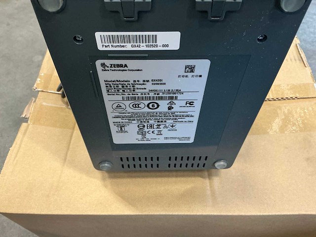 Zebra gx420t labelprinter - afbeelding 3 van  3