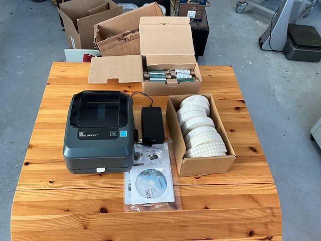 Zebra gx430t labelprinter - afbeelding 1 van  7