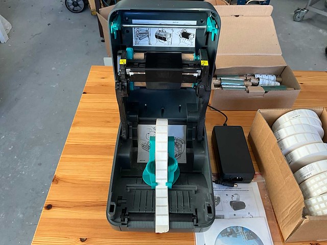 Zebra gx430t labelprinter - afbeelding 3 van  7