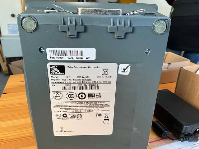 Zebra gx430t labelprinter - afbeelding 5 van  7