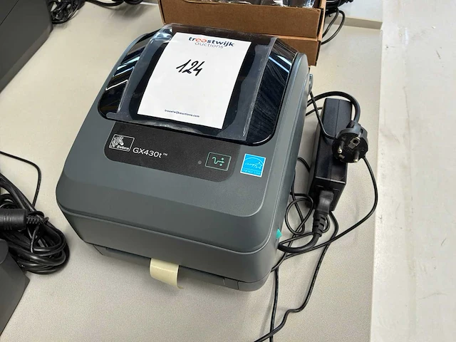 Zebra gx430t labelprinter - afbeelding 1 van  2