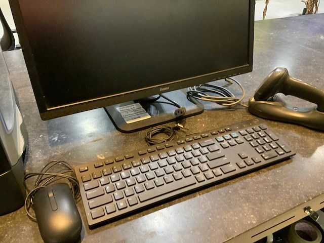 Zebra, iiyama, symbol zm400 labelprinter, handscanner en monitor - afbeelding 6 van  7