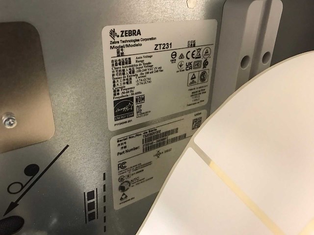 Zebra industriële zt230 labelprinter - afbeelding 3 van  4