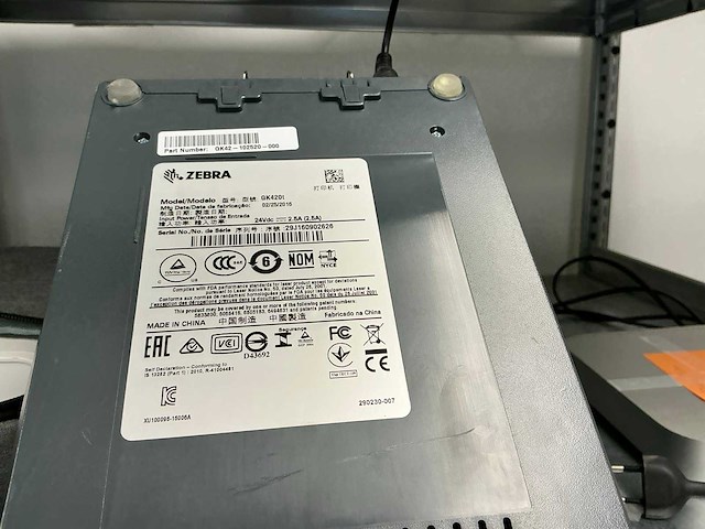 Zebra labelprinter gk420t - afbeelding 1 van  1