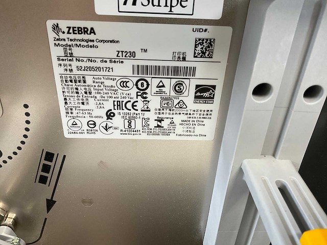 Zebra mix model high-speed thermal industrial labelprinters - check description (2x) - afbeelding 3 van  12