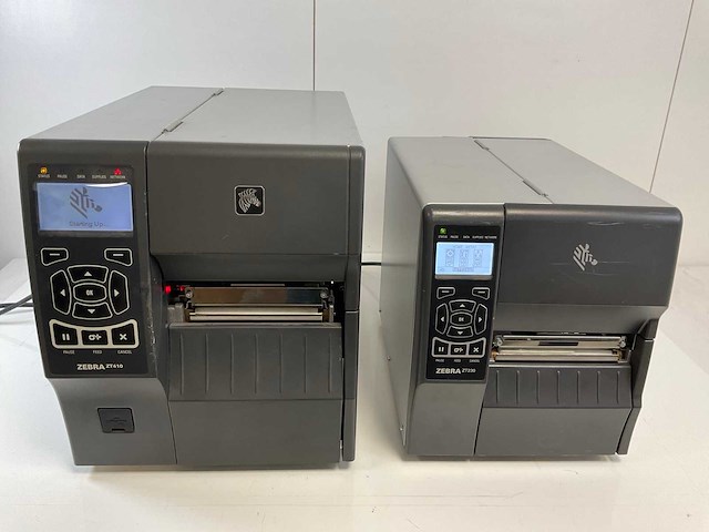 Zebra mix model high-speed thermal industrial labelprinters - check description (2x) - afbeelding 1 van  12