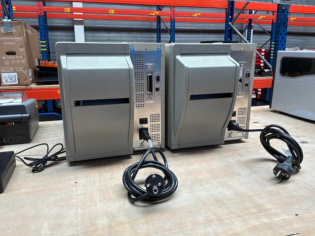 Zebra stripe s4m labelprinter (2x) - afbeelding 3 van  3