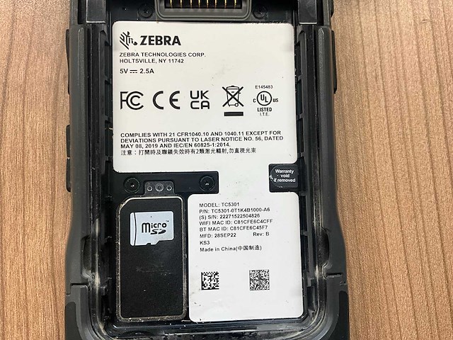 Zebra tc5301 handheld scanterminal (10x) - afbeelding 7 van  7