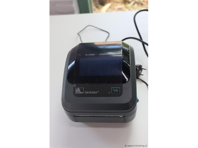 Zebra thermische etikettenprinter gk420d - afbeelding 2 van  5
