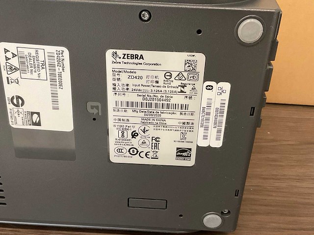 Zebra zd420 labelprinter (5x) - afbeelding 5 van  5