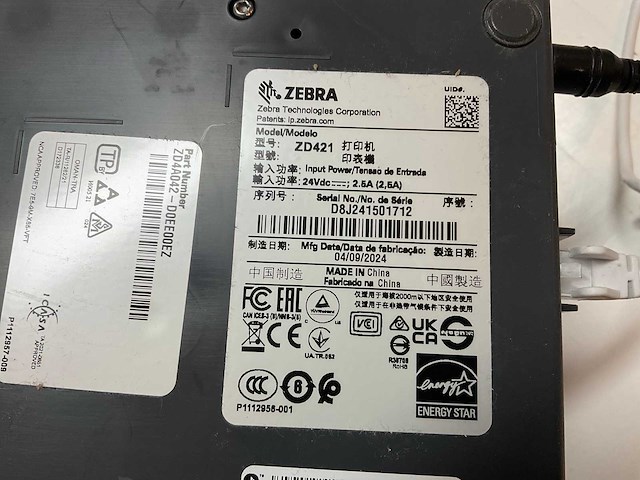 Zebra zd421 labelprinter (2x) - afbeelding 5 van  5