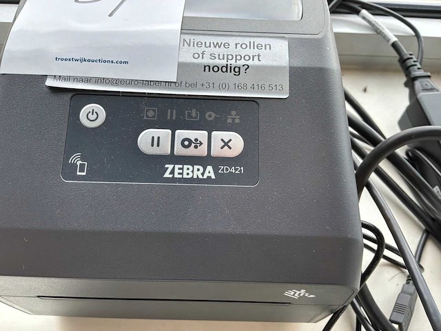 Zebra zd421 labelprinter - afbeelding 2 van  3