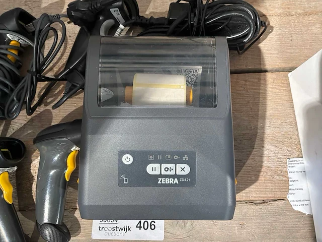Zebra zd421 printer & scanner (5x) - afbeelding 2 van  3