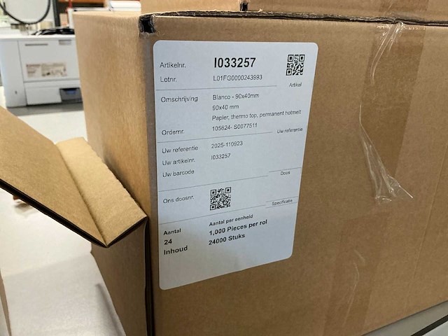 Zebra zd421d labelprinter met labels (diverse) - afbeelding 5 van  8