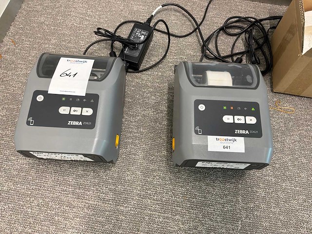 Zebra zd621 labelprinter (2x) - afbeelding 1 van  1
