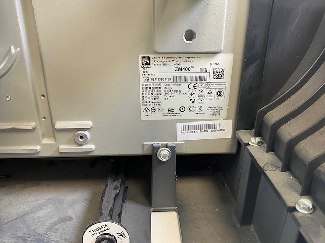 Zebra (zm400) industrial thermal label printers (2x) - afbeelding 8 van  9