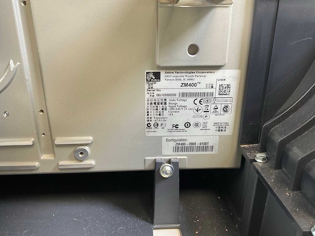 Zebra (zm400) industrial thermal label printers (2x) - afbeelding 9 van  9