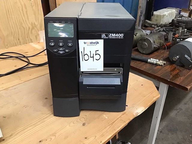 Zebra zm400 labelprinter - afbeelding 1 van  8