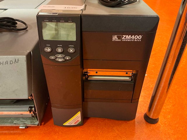Zebra zm400 labelprinter - afbeelding 2 van  2