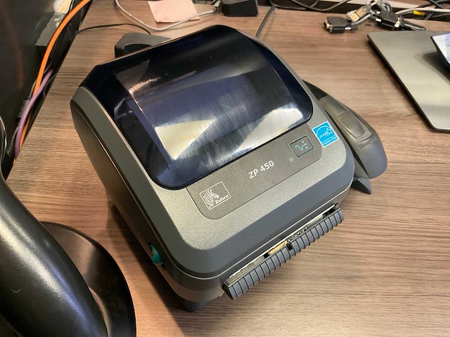 Zebra zp450 label thermische printer - afbeelding 2 van  5
