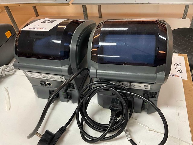 Zebra zp450 labelprinter (2x) - afbeelding 4 van  5