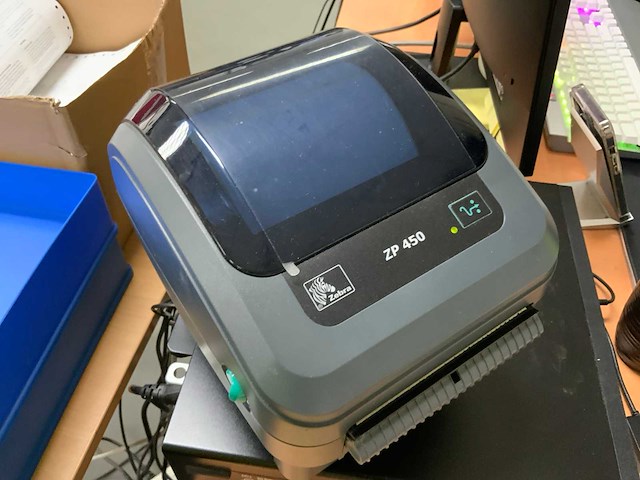 Zebra zp450 labelprinter - afbeelding 2 van  4