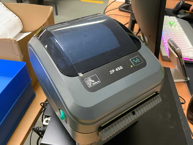 Zebra zp450 labelprinter - afbeelding 3 van  4