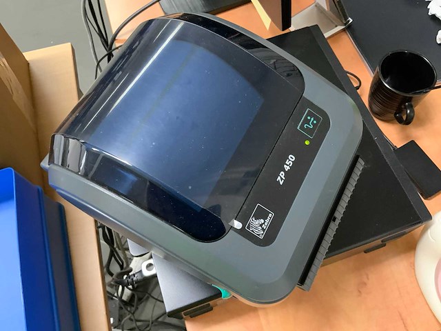Zebra zp450 labelprinter - afbeelding 4 van  4