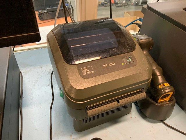 Zebra zp450 labelprinter - afbeelding 1 van  4