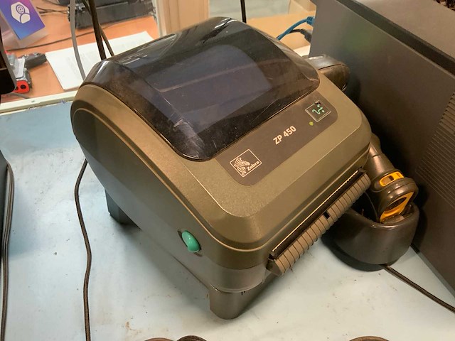 Zebra zp450 labelprinter - afbeelding 3 van  4