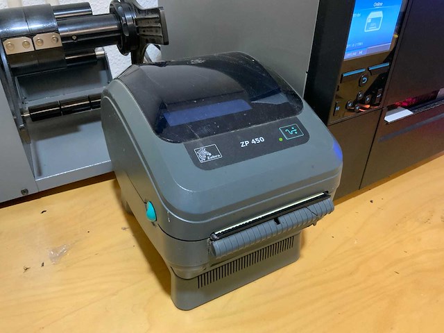 Zebra zp450 labelprinter - afbeelding 1 van  4
