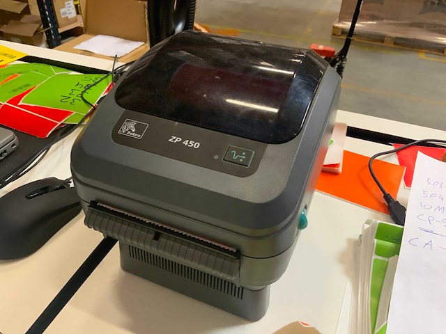 Zebra zp450 labelprinter - afbeelding 2 van  4