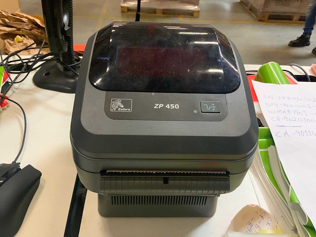Zebra zp450 labelprinter - afbeelding 3 van  4