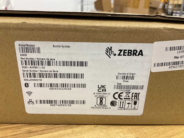 Zebra zq630 mobiele printer - afbeelding 3 van  3