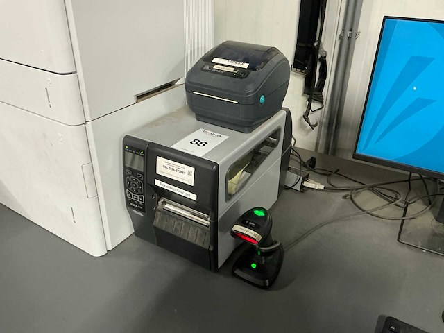Zebra zt230 en gk420d labelprinter - afbeelding 1 van  6