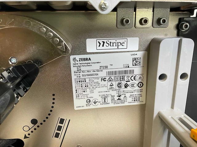 Zebra (zt230) industrial thermal label printer - afbeelding 5 van  5