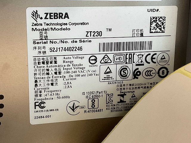 Zebra zt230 labelprinter - afbeelding 4 van  4