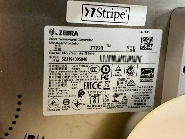 Zebra zt230 labelprinter - afbeelding 4 van  5