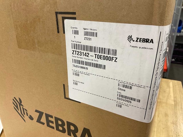 Zebra zt231 labelprinter - afbeelding 2 van  3