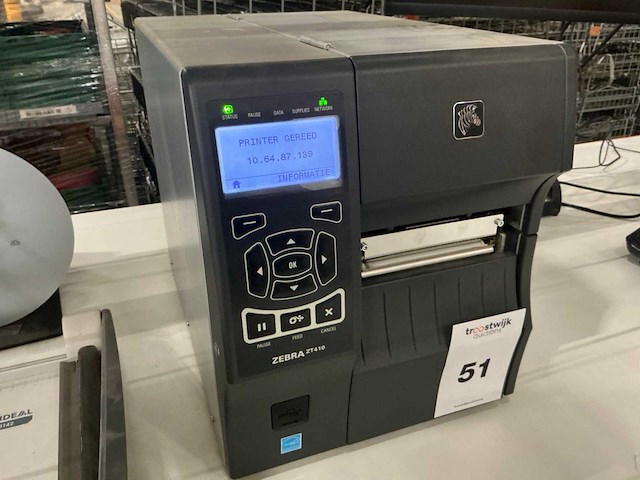 Zebra zt410 labelprinter - afbeelding 4 van  4
