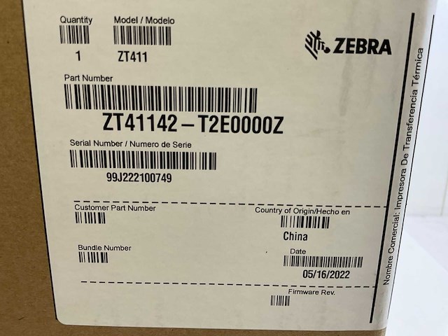 Zebra (zt411) industrial barcode label printer (new) - afbeelding 7 van  11
