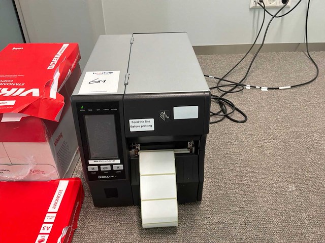 Zebra zt411 industriële labelprinter - afbeelding 3 van  5