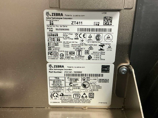 Zebra zt411 labelprinter - afbeelding 7 van  9