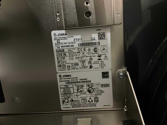 Zebra zt411 labelprinter - afbeelding 5 van  6