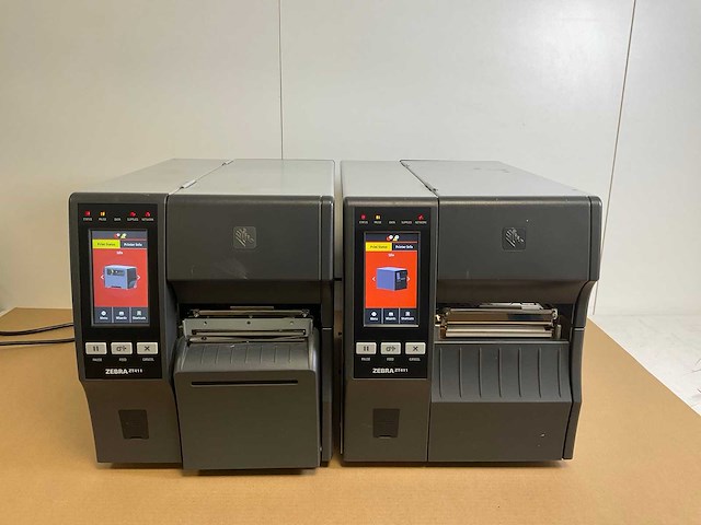Zebra (zt411) thermal label printers (2x) - afbeelding 1 van  8