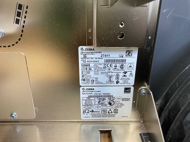 Zebra (zt411) thermal label printers (2x) - afbeelding 8 van  8
