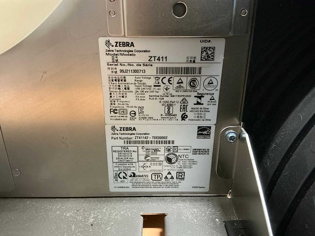Zebra zt420 labelprinter - afbeelding 3 van  5