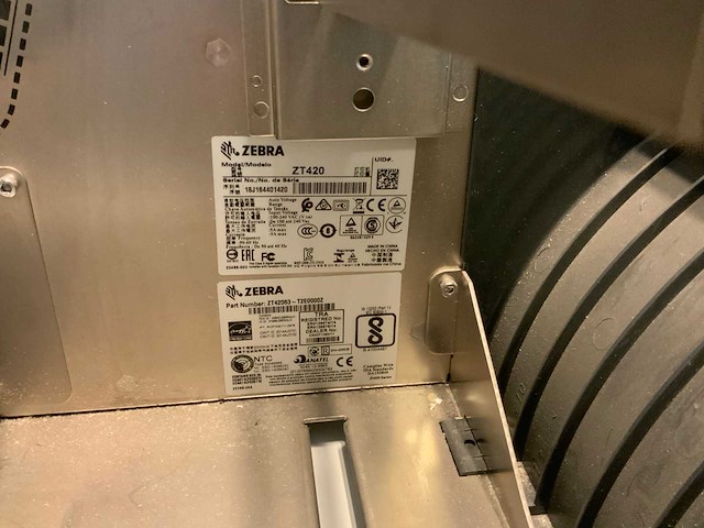 Zebra zt420 labelprinter - afbeelding 2 van  2