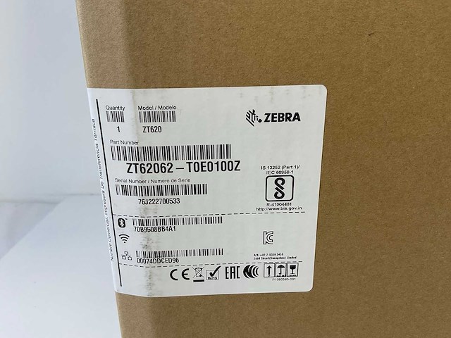 Zebra (zt620), industrial barcode label printer (new) - afbeelding 5 van  10