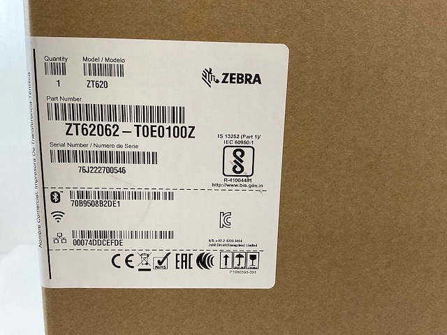 Zebra (zt620) industrial barcode label printer (new) - afbeelding 2 van  10